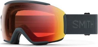 Smith Sequence ChromaPop Low Bridge Snow Goggles in Slate /Pro Photochromic Red at Nordstrom