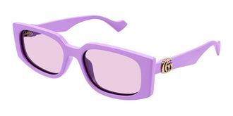 Gucci GG1534S 004 Womens Sunglasses Purple Size 55 - Free RX Lenses - Free RX Lenses