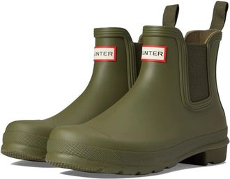 Hunter Womens Hunter Original W-S2078RMA-HGN67 Green Waterproof Rain Boots VER1261