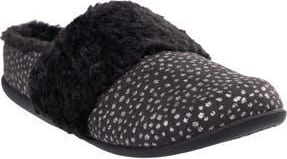 Revitalign Ellie Faux Shearling Clog Slipper in Black at Nordstrom Rack, Size 11