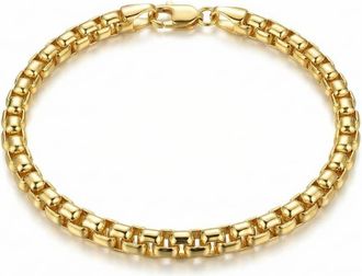 Pompeii3 14k Yellow Gold Filled 3.5-mm Round Box Link Chain Bracelet