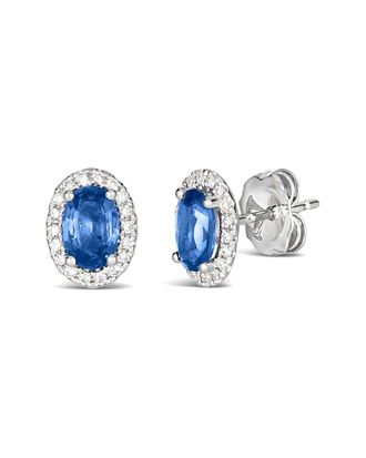 Le Vian 14K 1.21 ct. tw. Diamond & Sapphire Studs Earrings