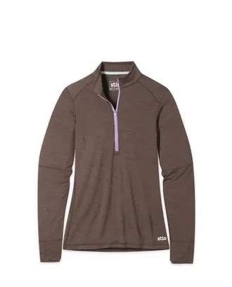 Stio Womens Basis PeakWool Lightweight Half Zip