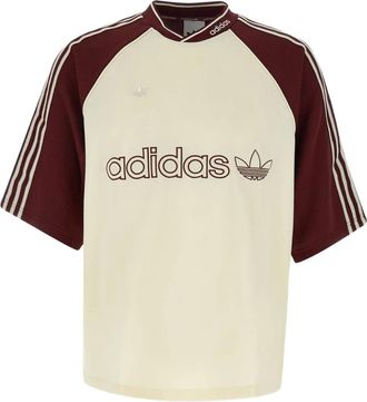 adidas T-shirt con logo e maniche raglan - Rosso