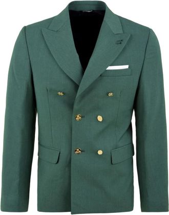 Daniele Alessandrini Eugenio Jacket - Heren - Blazers - Groen - L - Katoen - Jassen