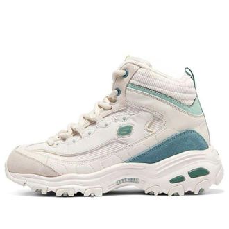 Skechers (WMNS) Skechers DLites 1.0 White Blue 167570-NTGR