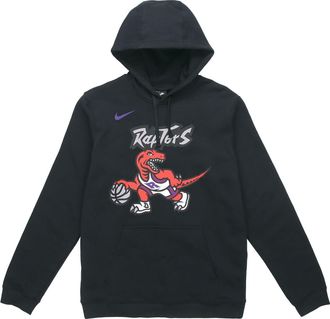 Nike Mens Nike NBA Toronto Raptors Fleece Lined Stay Warm Black Pullover CI4538-010