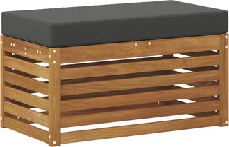 vidaXL Banco De Taburete Exterior Madera De Acacia S&oacute;lida Vidaxl