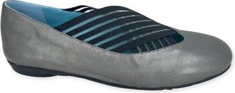 Thierry Rabotin Womens Gragas Ballet Flats In Pewter