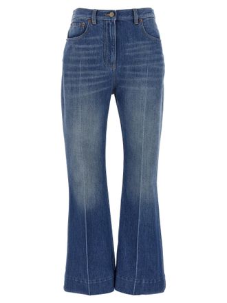 Valentino Garavani Womens Flared Jeans
