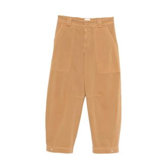Closed Closed, Wide Trousers, female, Beige, Size: W27 L32 Closed Jeans Beige