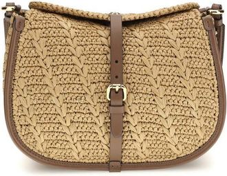 Etro Beige Raffia Shoulder Womens Bag