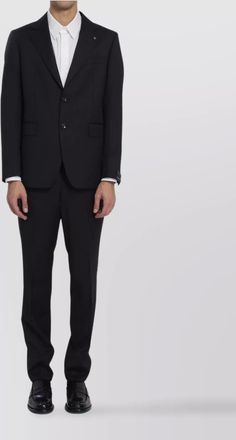 Tagliatore single-breasted suit featuring straight-leg trousers