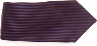 Kiton Fantasie Zijden Stropdas met 7 Folds - Heren - Stropdassen - Paars - ONE Size - Accessoires