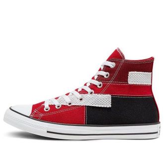 Converse Chuck Taylor All Star High Patchwork - University Red 168591C