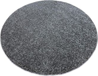 RugsX Rugsx - Modern washing carpet ildo 71181070 circle anthracite grey grey round 200 cm