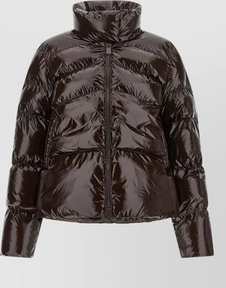 Pinko glossy quilted down parka coat