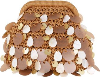 Badgley Mischka Jewel Badgley Mischka Marigold Macrame Pouch