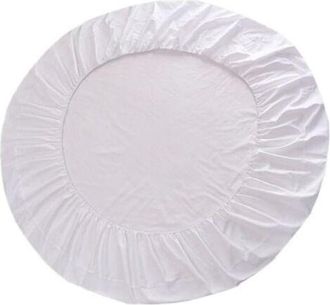 OEM S&aacute;bana Bajera Redonda De Algod&oacute;n, S&aacute;bana Bajera Redonda - Blanca