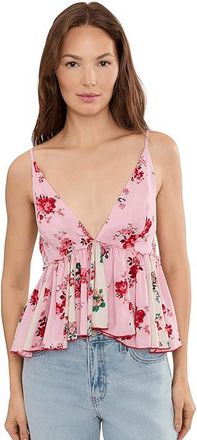 Free People Tillie Top Womens Clothing Pink Combo : LG (Womens 12-14), Viscose