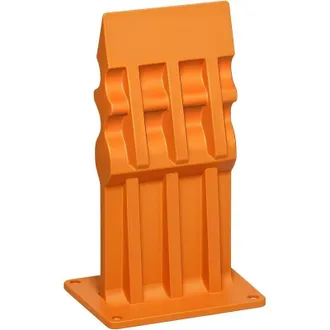 OEM Divisor De Le&ntilde;a De Pared De Color Naranja, Mini Cortador De Le&ntilde;a De Acero De Alto Carbono, Dise&ntilde;o Ondulado Naranja, Divisor De Le&ntilde;a Compacto Y Port&aacute;ti