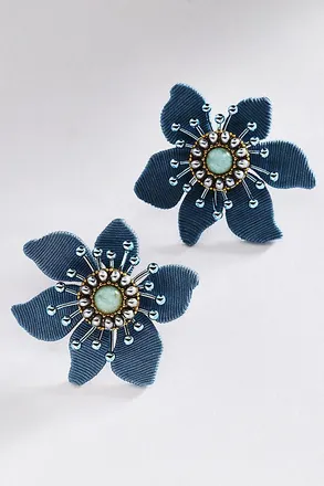 Loren Hope Prescott Flower Earrings
