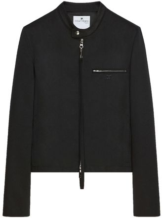 Courrèges City jacket - men - Cotton/Polyester - 50 - Black