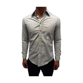 Yohji Yamamoto Herenmode Shirt - Heren - Casual Overhemden - Beige - S - Overhemden