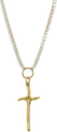 Bracha Passion Cross Necklace in Gold at Nordstrom