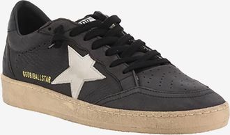 Golden Goose Niedrige Sneakers aus Nubuk- und Nappaleder Ball Star