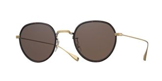 Eyevan 7285 Epitome AG-C Mens Sunglasses Brown Size 48