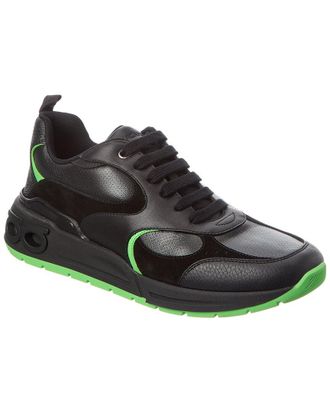 Ferragamo Ferragamo Leather & Suede Sneaker