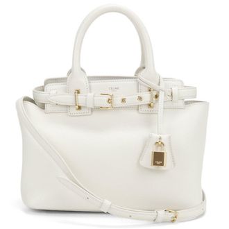 Celine White Leather Tote Bag (Pre-Owned)