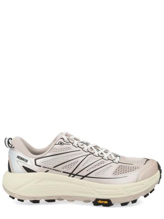Hoka One One Beige Solid Mafate Sneakers