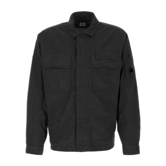 C.P. Company Stylish Black Nylon Jacket - male - C.P. Company - Light Jackets - Black - L - Jackets