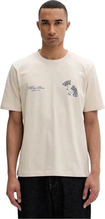 Filling Pieces Broken Plate T-shirt - Heren - T-shirts - Beige - S - Katoen - Tops