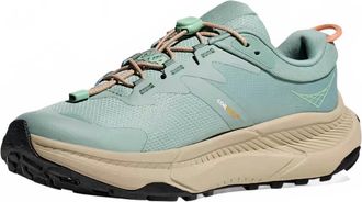 Hoka One One Womens Transport Running Shoes In Jade / Oyster Mushroom