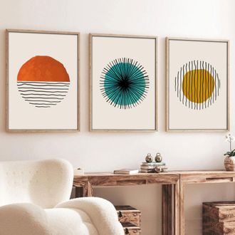 Dmora Cuadro Mepaleha, Estructura De Madera Nobilitada, 50x70h Cm Multicolor