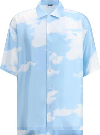 Moschino Camicia con stampa - Blu
