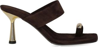 Sergio Levantesi Schoenen, Dames, Bruin, 36 EU, Leer, Iride Heeled Mule