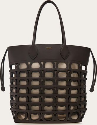 Ferragamo Donna Tote bag Gancini (L) Marrone