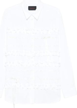 Simone Rocha Camicia con ruches - Bianco