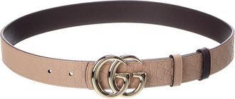 Gucci Gg Reversible Leather Belt