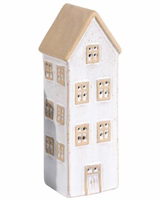 Sagebrook Home 10X3in Narrow House Tealight Holder