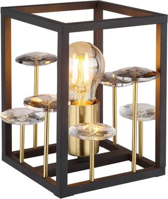 Globo Lighting Lisbon L&aacute;mpara De Mesa Negra Mate 1x E27