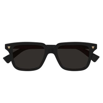 Bottega Veneta Bv1363S Rectangular Sunglasses - unisex - Bottega Veneta - Sunglasses - Black - 50 MM - Accessories