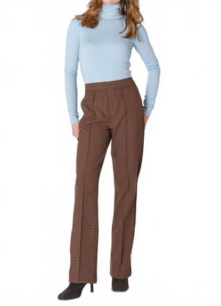 Dex Clothing Exposed Seam Turtleneck Top In Ice Blue