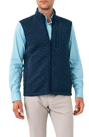 Faherty Epic Quilted Fleece Vest in Navy Melange at Nordstrom Rack, Size Xx-Large