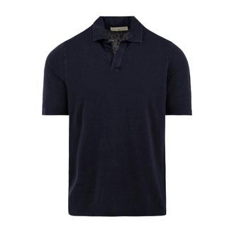 FILIPPO DE LAURENTIIS Polo Shirts, male, Blue, L, Blue T-shirts and Polos