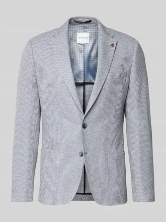 Roy Robson Slim Fit 2-Knopf-Sakko mit Reverskragen in Bleu, Gr&ouml;&szlig;e 102